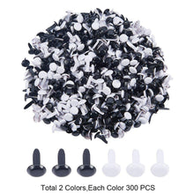 Load image into Gallery viewer, Purchase nbeads 1 box 600pcs mini iron brads black and white round metal paper fastener for scrapbooking crafts making stamping photo album and paper cards diy