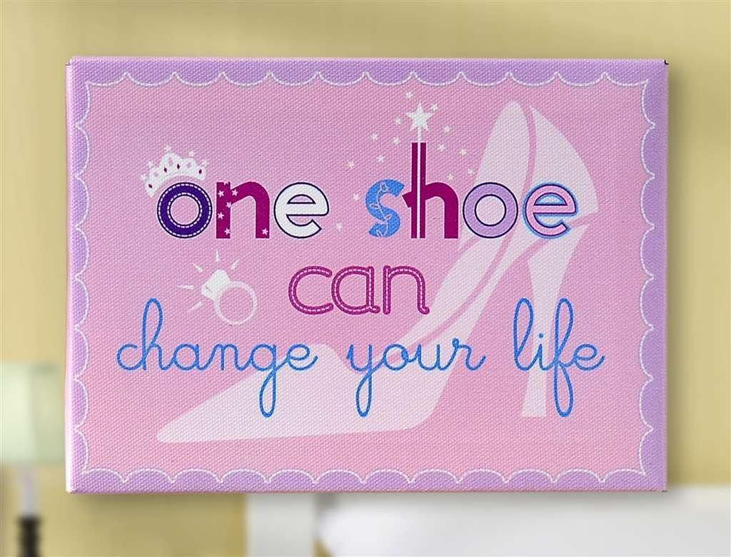 One Shoe Canvas Wall Art by Giftcraft