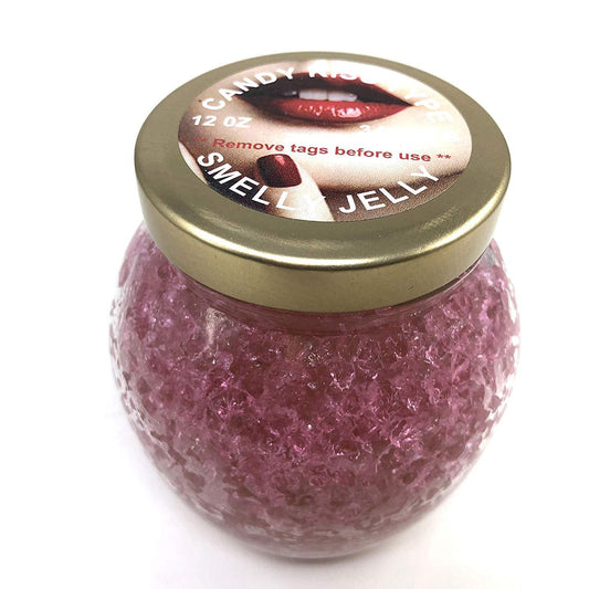 Smelly Jelly Candy Kiss Type hand crafted 12 oz globe glass bottle the alternative to candles room freshener