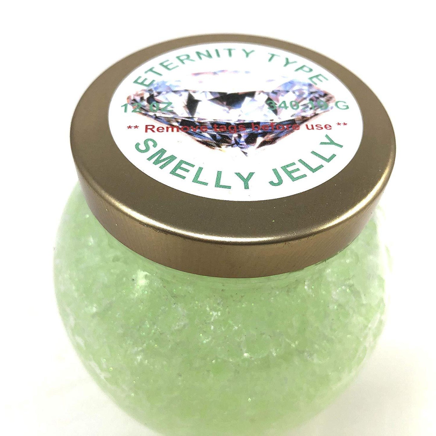 Smelly Jelly Eternity Type hand crafted 12 oz globe glass bottle the alternative to candles room freshener