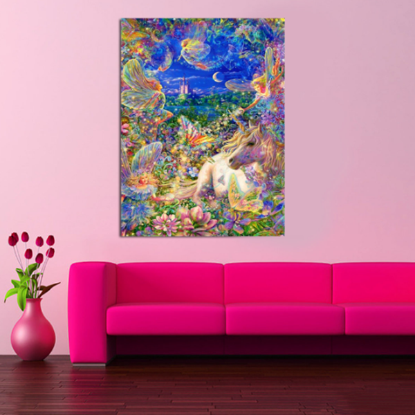 Unicorn Fairy 5D Diamond Rhinestone Painting Embroidery DIY Craft Home Decor Gift Room