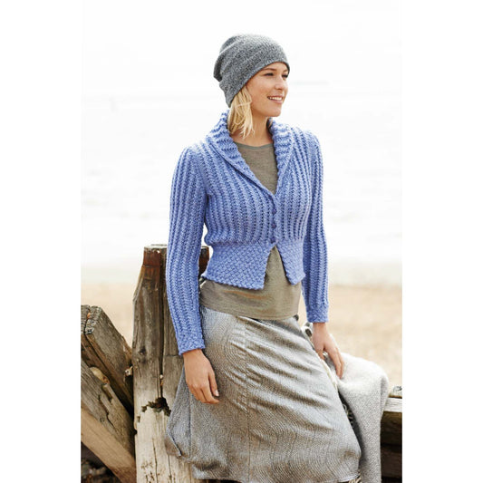 Stylecraft Alpaca Chunky Pattern 9111 Ladies Fitted Jacket