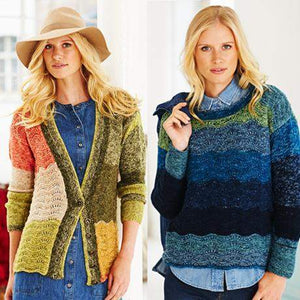 Ladies Sweater, Cardigan & Cowl in Stylecraft Batik Swirl (9483)