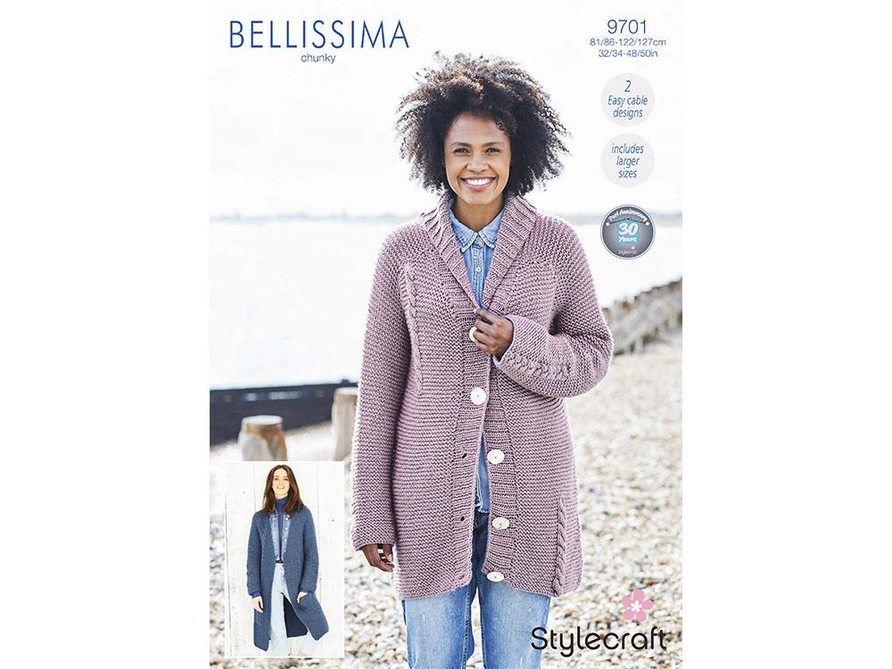 Jacket and Cardigan Stylecraft Bellissima Chunky (9701)