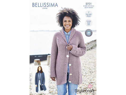Jacket and Cardigan Stylecraft Bellissima Chunky (9701)