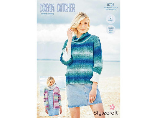 Jumper and Cardigan in Stylecraft Dreamcatcher DK (9727)