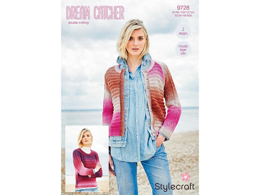 Jumper and Cardigan in Stylecraft Dreamcatcher DK (9728)