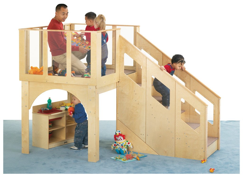 Tots Large Climb Up Loft by Jonti-Craft