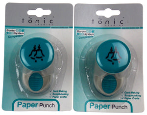 Paper Punch Bells 987A Craft Border System Compatible Tonic Studios Lot 2 Medium