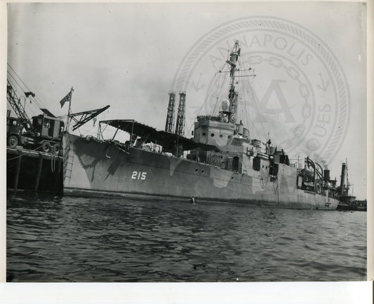 Official Navy Photo of WWII era USS CARD (CVE-11) Aircraft Carrier