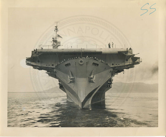 Official Navy Photo of WWII era USS Casablanca (CV-55) Aircraft Carrier