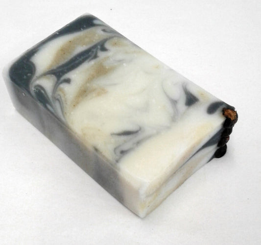 Handcrafted citrus and juniper soap (no palm oil) suitable for Vegans