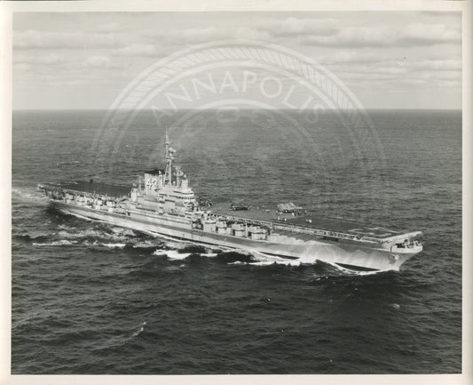 Official Navy Photo of WWII era USS Coral Sea (CV-43) Aircraft Carrier