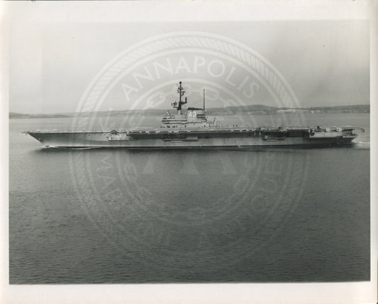 Official Navy Photo of WWII era USS Coral Sea (CV-43) Aircraft Carrier