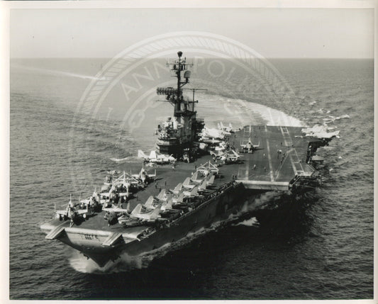 Official Navy Photo of WWII era USS Coral Sea (CV-43) Aircraft Carrier