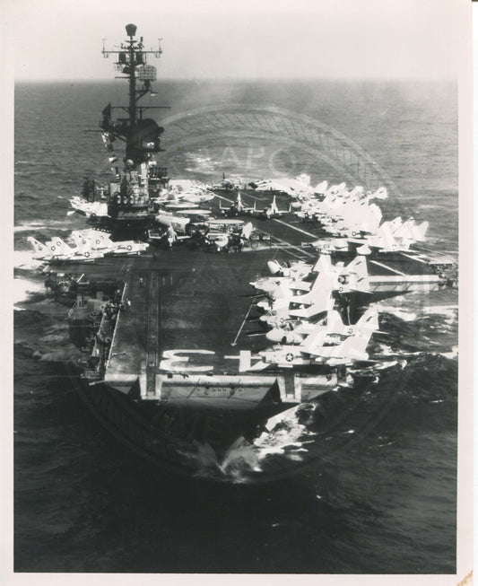 Official Navy Photo of WWII era USS Coral Sea (CV-43) Aircraft Carrier