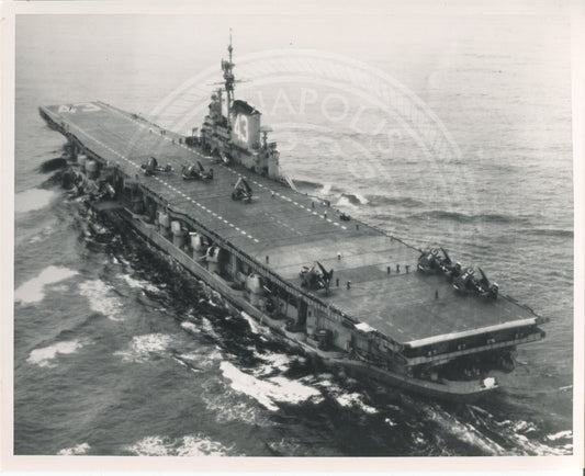 Official Navy Photo of WWII era USS Coral Sea (CV-43) Aircraft Carrier
