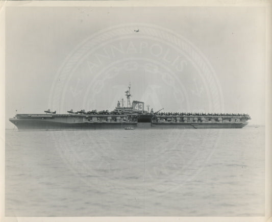 Official Navy Photo of WWII era USS Coral Sea (CV-43) Aircraft Carrier