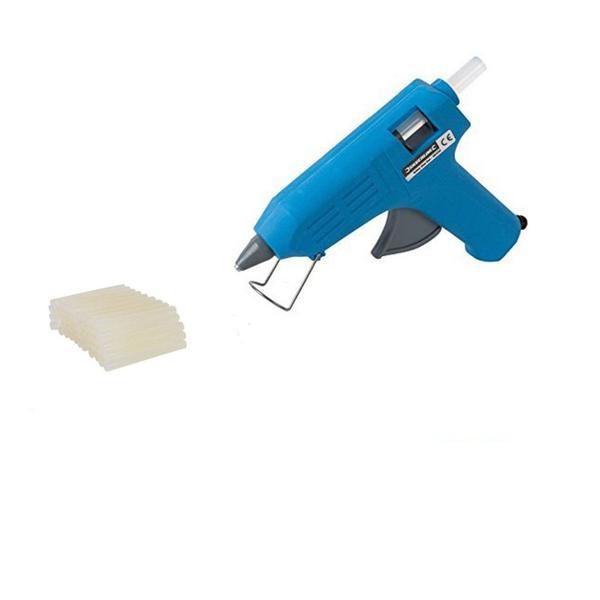 Glue Gun Hot Melt Electric Trigger DIY Adhesive Craft 10 FREE GLUE STICKS 583333[230V 15(40)W GLUE GUN]