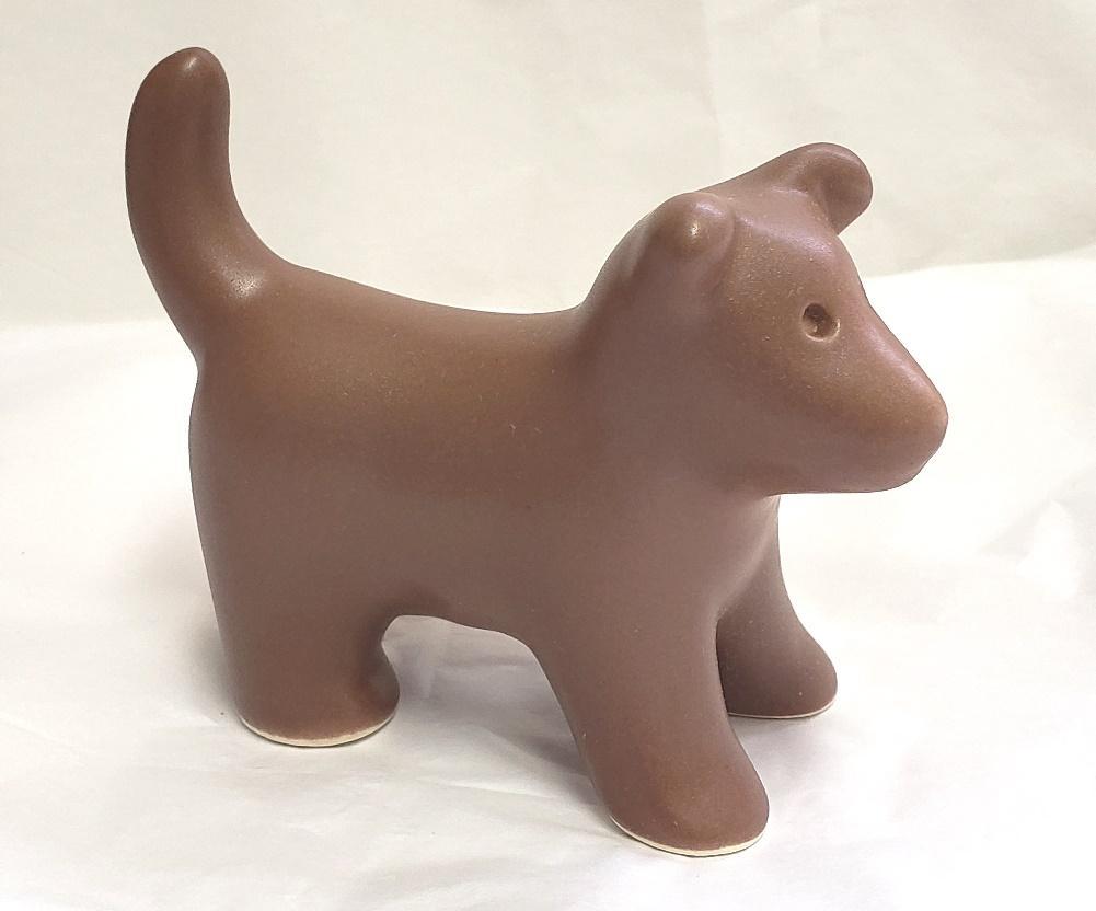 Venice Clay Handcrafted Pottery Small Dog, Choice of Color