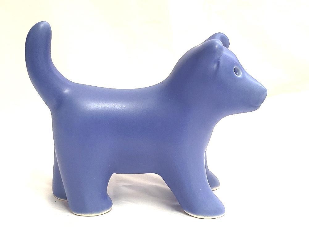 Venice Clay Handcrafted Pottery Small Dog, Choice of Color