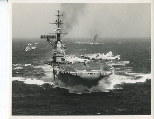 Official Navy Photo of WWII era USS Franklin D. Roosevelt (CVA-42) Aircraft Carrier