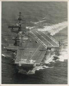 Official Navy Photo of WWII era USS Franklin D. Roosevelt (CVA-42) Aircraft Carrier