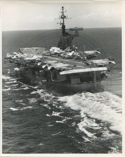 Official Navy Photo of WWII era USS Franklin D. Roosevelt (CVA-42) Aircraft Carrier