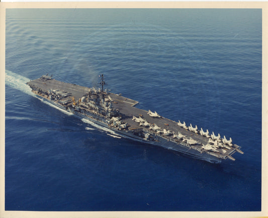 Official Navy Photo of WWII era USS Franklin D. Roosevelt (CVA-42) Aircraft Carrier