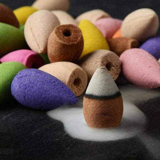 Mountain River Handicraft Incense Holder - 125 Incense Cone (Assorted)