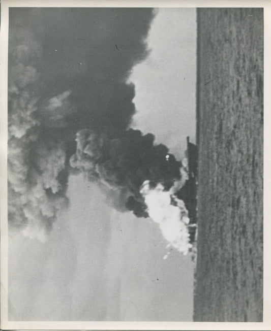 Official Navy Photo of WWII era USS Franklin (CV-13) Aircraft Carrier