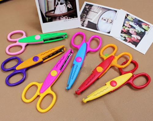 Wave Lace Edge Craft School Scissors