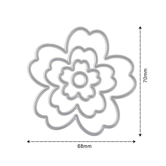 Metal Cutting Dies Flowers Stencils DIY Scrapbooking Dies Metal Wykrojniki Cuts Album Paper Cards Crafts Embossing Templates2018