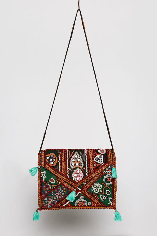 Handcrafted Vintage Clutch in Earth