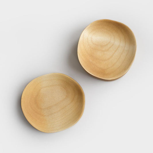 Handcrafted Wooden Pinch and Put Pots - Sycamore