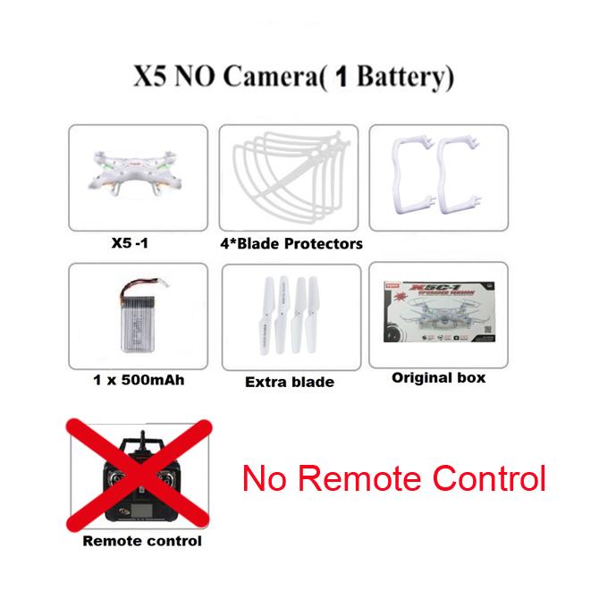 Hot Sale Original Syma x5c  X5C-1 4CH Helicopter RC Aircraft BNF without Remote Control/ HD Camera Quadcopter Drone Toy