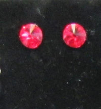 Load image into Gallery viewer, Handcrafted swarvoski crystal 925 sterling silver earring studs various colours