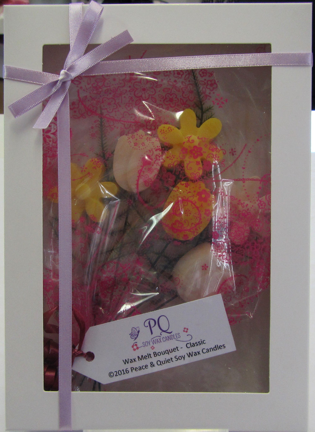 Handcrafted Wax melt floral bouquet gift sets