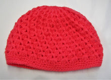 Load image into Gallery viewer, Handcrafted crochet woollen hats in various colours and sizes