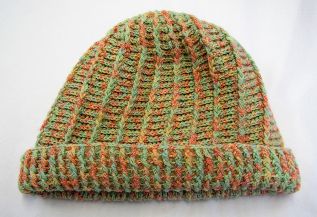 Handcrafted crochet woollen hats in various colours and sizes