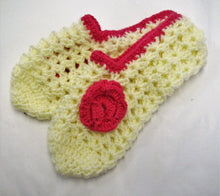 Load image into Gallery viewer, Handcrafted crochet woollen bed socks in various colours and sizes