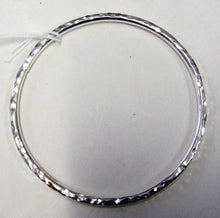 Load image into Gallery viewer, Handcrafted 925 sterling silver hallmarked hammered bangle Various sizes