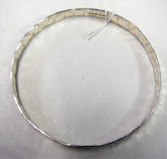 Handcrafted 925 sterling silver hallmarked bangles various sizes
