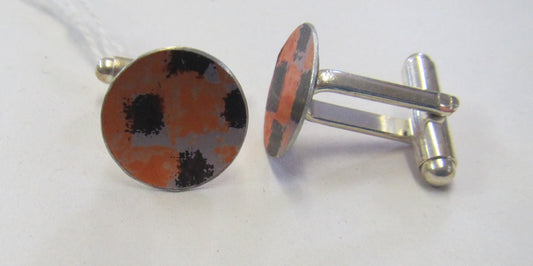 Handcrafted beautiful Anodised Aluminium cuff links
