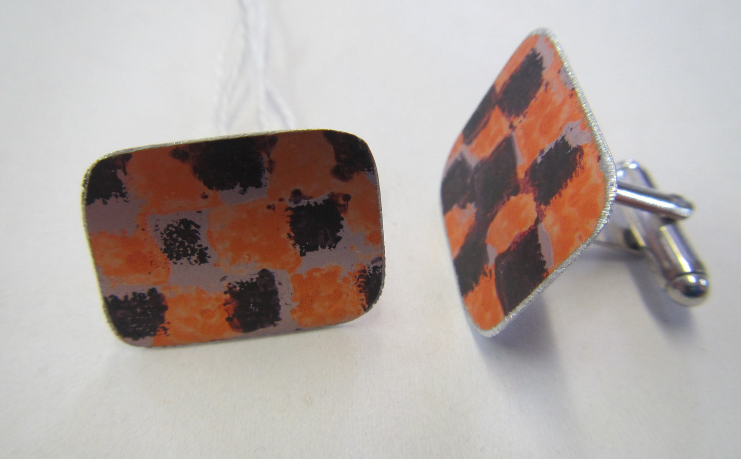 Handcrafted beautiful Anodised Aluminium cuff links