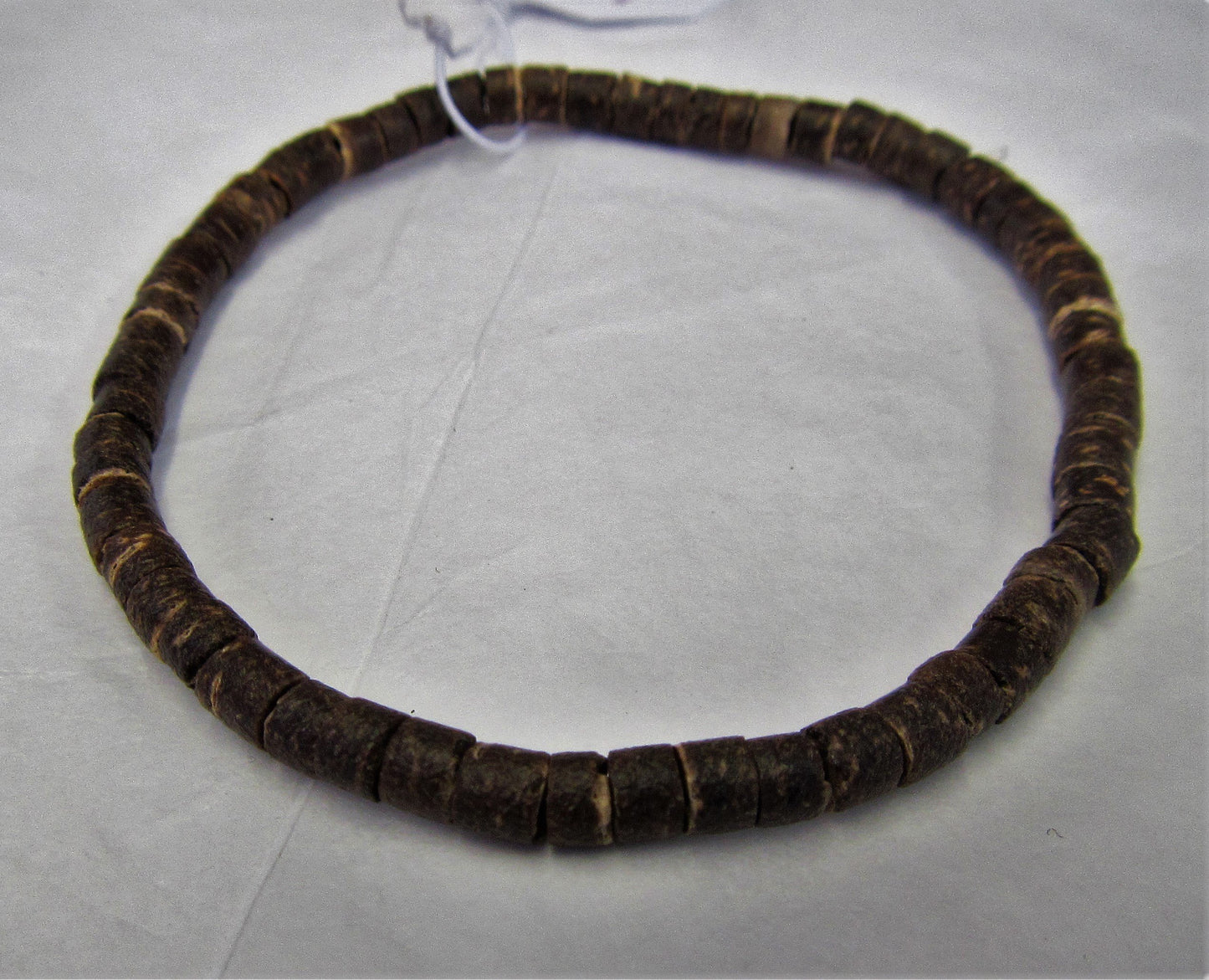 Handcrafted men's coconut elasticated bracelet