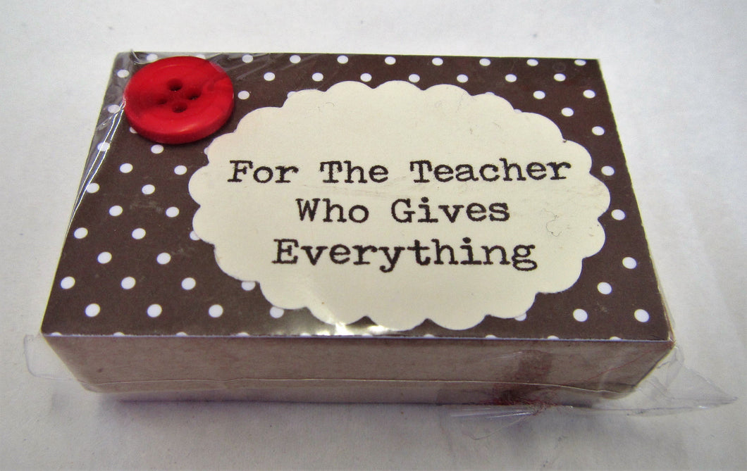 Handcrafted beautiful teacher little boxes of happiness