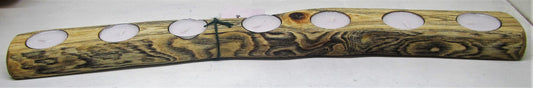 Handcrafted beautiful wooden 7 t-light holder