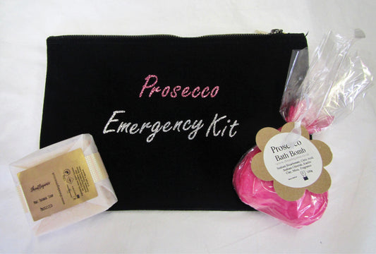 Handcrafted "Prosecco Emergency Kit" Gift set