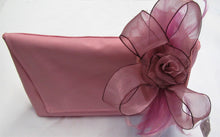 Load image into Gallery viewer, Handcrafted small pink flower and feather fascinator on a headband